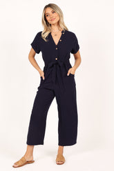 Archie Jumpsuit - Navy